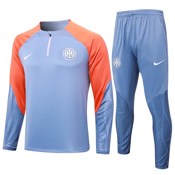 Sudadera De Training Inter Milan 2024/25 Gris Naranja 3